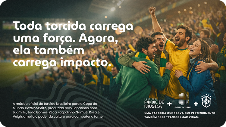 Sony Music e Seleção Brasileira Parceria