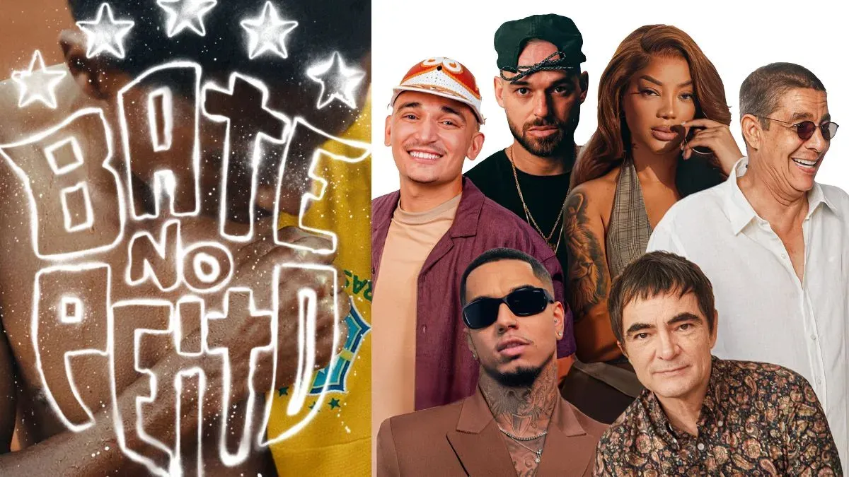 Conheça ‘Bate no Peito’, a nova música que vai embalar o Brasil na Copa do Mundo